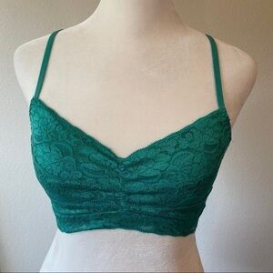 Xhilaration Green Lace Bralette